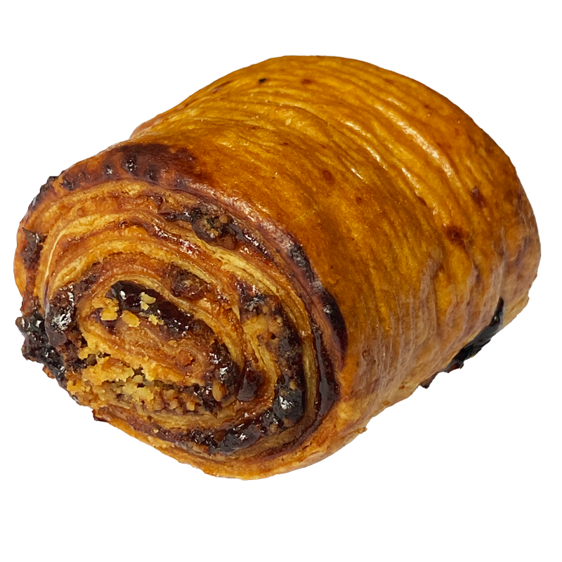 Cranberry rugelach, a golden rolled pastry